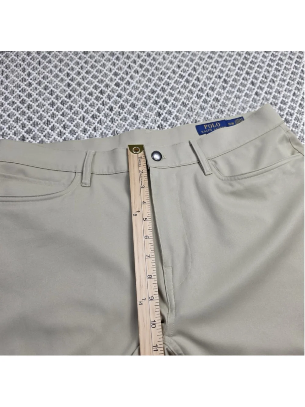 Polo Ralph Lauren Performance Pants Mens 33 Khaki Stretch Golf 5 Pocket